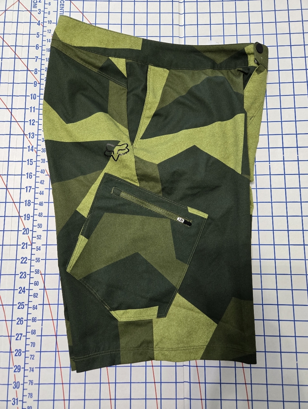 Fox Racing Green Camo Mountain Bike Shorts